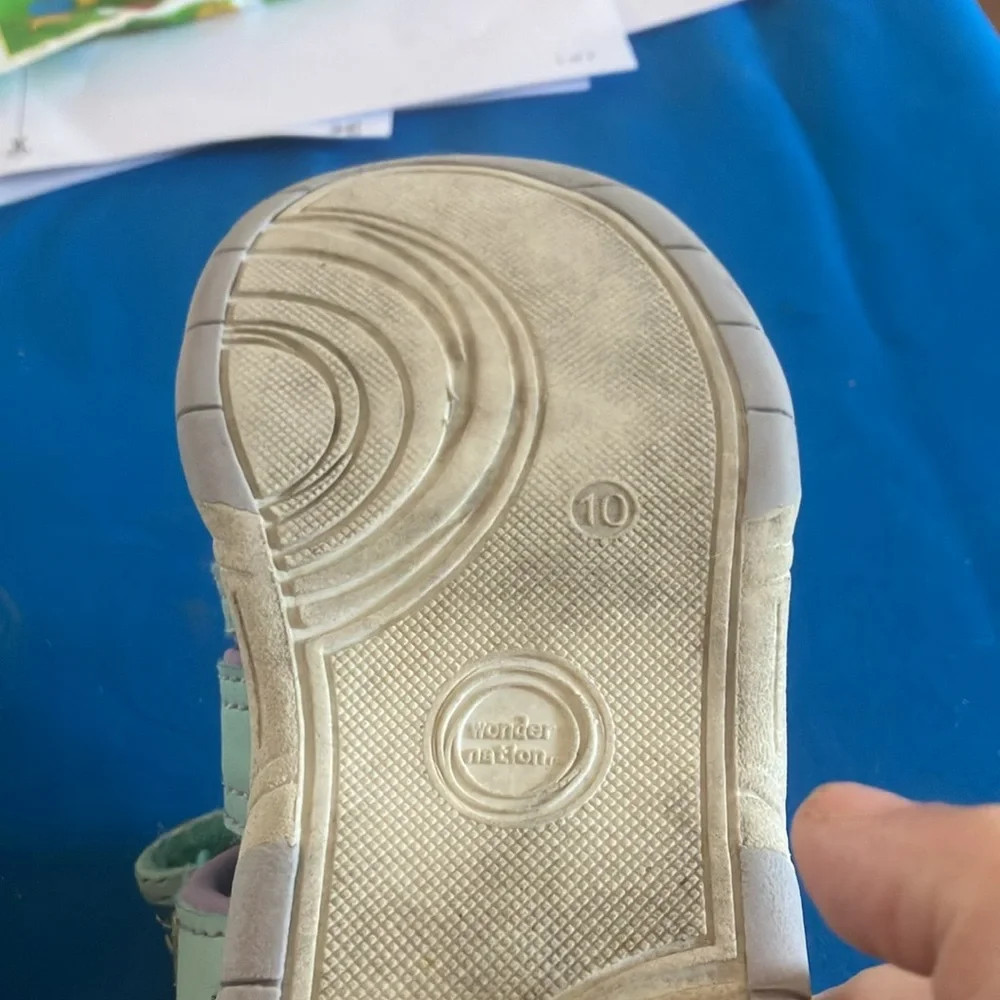 Wonder Nation Sport Sandals with Closed-Toe Design 10